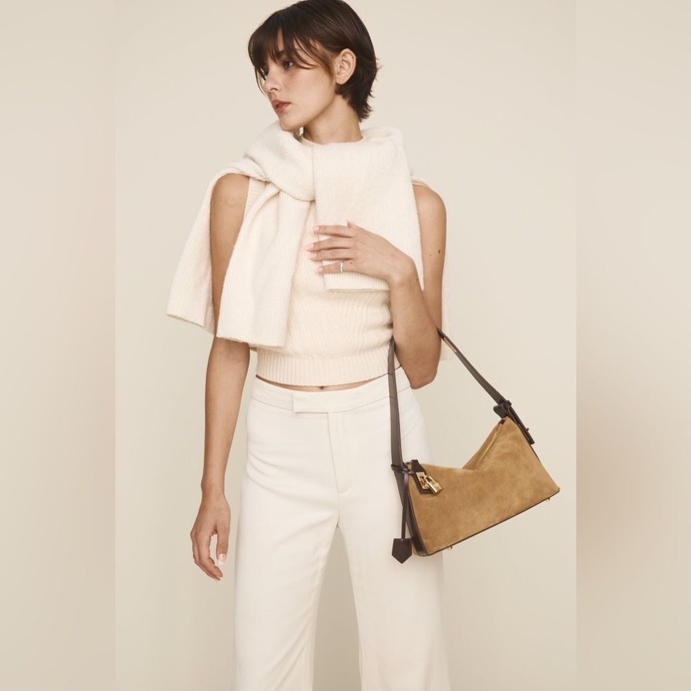 Verified Gold Suede Hobo Bag - Picture 6 of 16